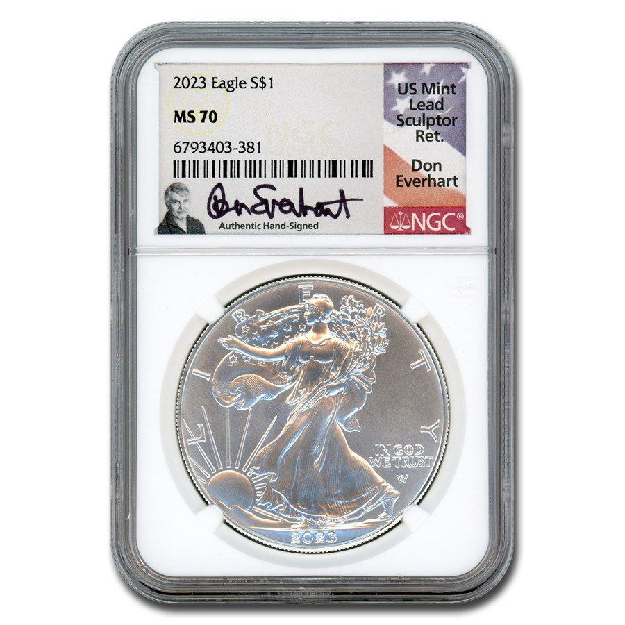 2023 American Silver Eagle MS-70 NGC (Everhart)