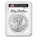 2023 American Silver Eagle MS-70 PCGS (FDI, Damstra)