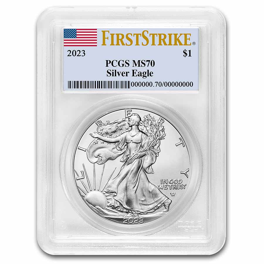Buy 2023 Silver Eagle MS-70 PCGS FirstStrike | APMEX