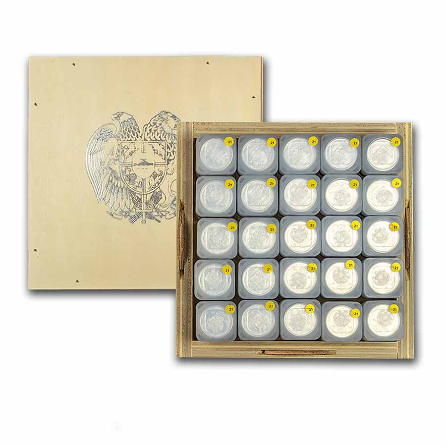 ノアの方舟 2023 1/2oz 純銀（アルメニア 200ドラム） Buy 2023 Armenia 1/2 oz Silver 200 Drams Noah's Ark | APMEX