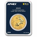 2023 AUS 1 oz Gold Lunar Year of the Rabbit (MD® Premier+PCGS)
