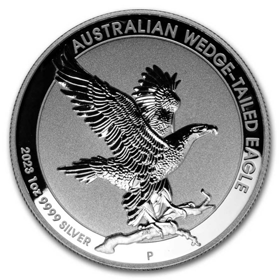 2023 AUS 1 oz Silver Wedge-Tailed Eagle PF Incused (Box,COA) 2023 AUS 1 oz Silver Wedge-Tailed Eagle PF Incused (Box,COA)