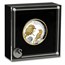 2023 AUS 2 oz Silver Gilded Australian Kookaburra Proof (HR)