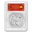 2023 AUS 2 oz Silver Lunar Rabbit MS-70 PCGS (FS, Red Label)