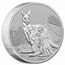2023 AUS 2 oz Silver Next Gen Kangaroo Mother & Baby BU Piedfort
