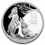 2023 AUS Year of the Rabbit 1 oz Silver Trio (SIII, w/Box & COA)