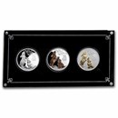 2023 AUS Year of the Rabbit 1 oz Silver Trio (SIII, w/Box & COA)