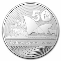 Buy 2023 Australia $1 1 oz Silver 50th Anniv. of Sydney Opera