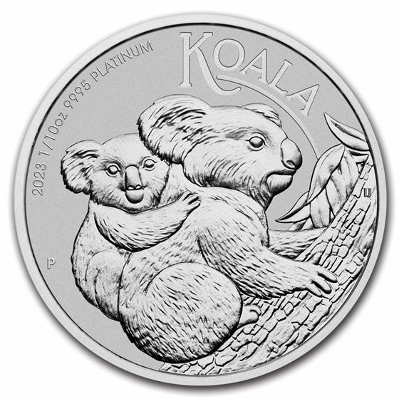 2023 Australia 1/10 oz Platinum Koala BU