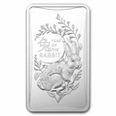 2023 Australia 1/2 oz Silver Lunar Year of the Rabbit Ingot