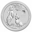 2023 Australia 1 kilo Silver Lunar Rabbit BU (Series III)
