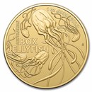 2023 Australia 1 oz Gold $100 Box Jellyfish BU (w/COA)