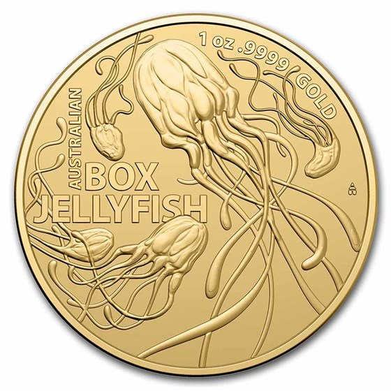 2023 Australia 1 oz Gold $100 Box Jellyfish BU (w/COA) 2023 Australia 1 oz Gold $100 Box Jellyfish BU (w/COA)