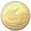 2023 Australia 1 oz Gold $100 Humpback Whale BU (w/COA)
