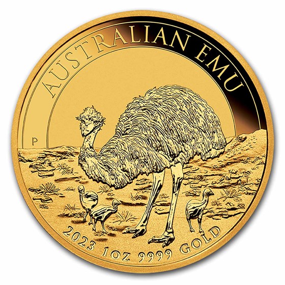 2023 Australia 1 oz Gold Emu BU