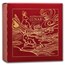 2023 Australia 1 oz Gold Lunar Rabbit PF (Colorized, Box & COA)