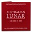 2023 Australia 1 oz Gold Lunar Rabbit PF (Colorized, Box & COA)