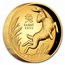 2023 Australia 1 oz Gold Lunar Rabbit Proof (HR, Box & COA)