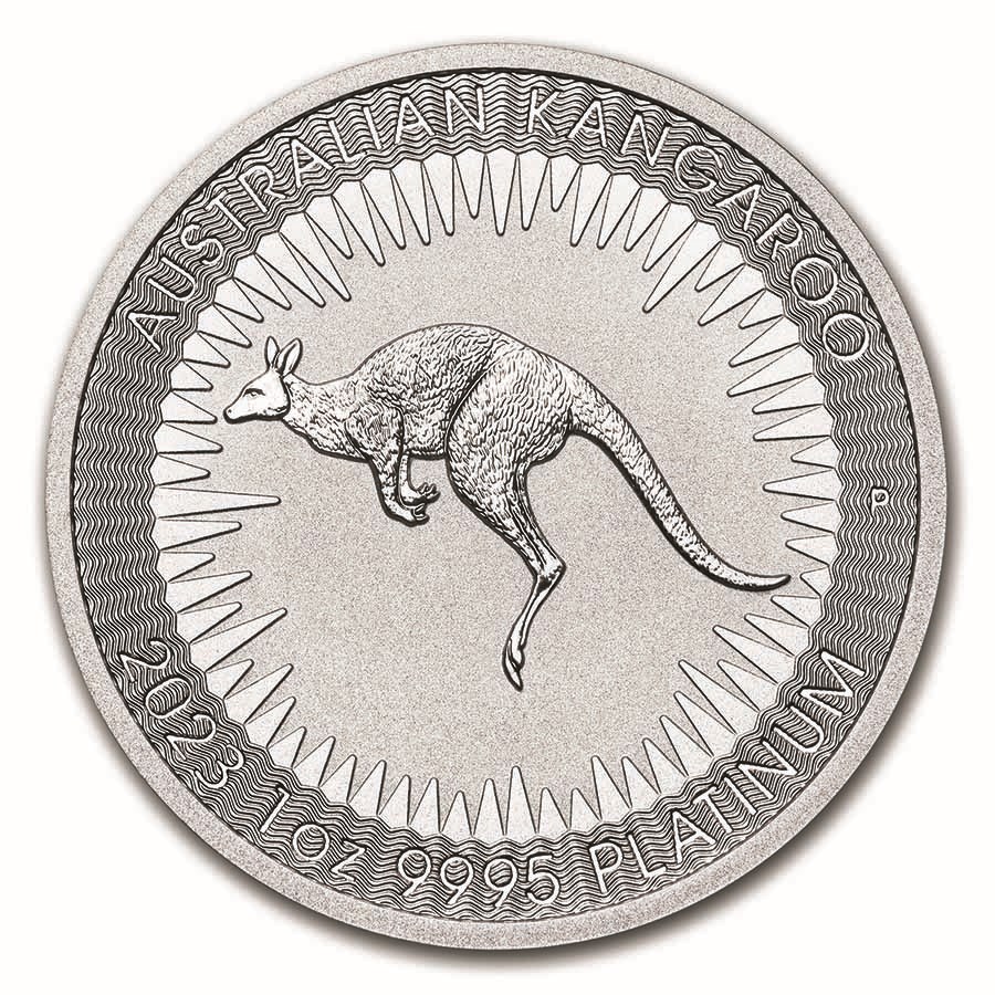 2023 Australia 1 oz Platinum Kangaroo BU