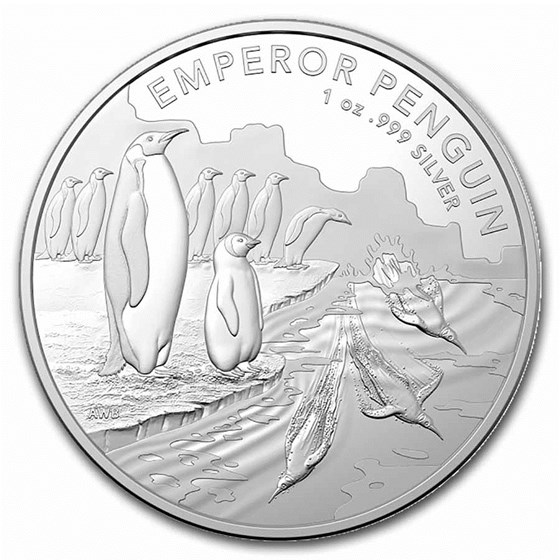 2023 Australia 1 oz Silver $1 Emperor Penguin BU