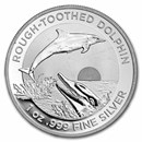 2023 Australia 1 oz Silver $1 Rough-Toothed Dolphin (Abrasions)