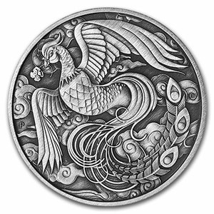 Buy 2023 Australia 1 oz Silver Antiqued Myths & Legends Phoenix