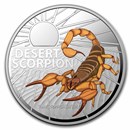 2023 Australia 1 oz Silver Desert Scorpion Colorized Proof