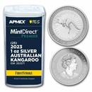 2023 Australia 1 oz Silver Kangaroo (MD® Premier +PCGS FS Tube)
