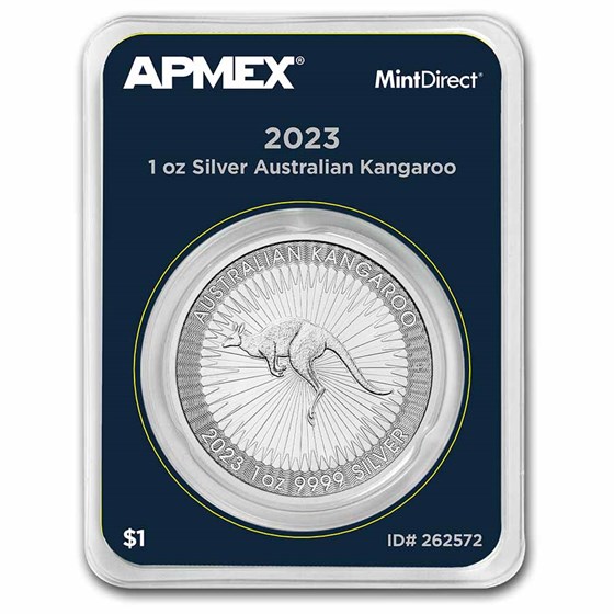 2023 Australia 1 oz Silver Kangaroo (MintDirect® Single)