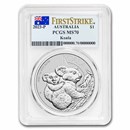 2023 Australia 1 oz Silver Koala PCGS MS-70 (First Strike)