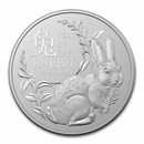 2023 Australia 1 oz Silver Lunar Year of the Rabbit BU