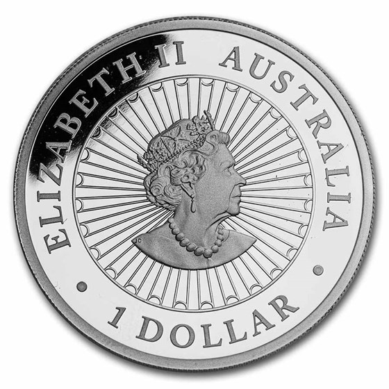 Buy 2023 Australia 1 oz Silver Opal Lunar Rabbit Proof | APMEX