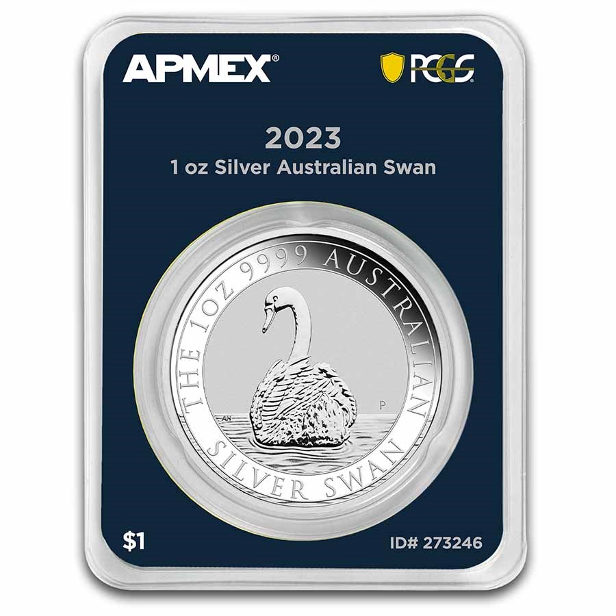 2023 Australia 1 oz Silver Swan (MD® Premier Single + PCGS FS®)