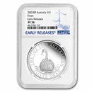 2023 Australia 1 oz Silver Swan PF-70 NGC (ER)