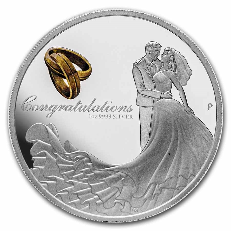 2023 Australia 1 oz Silver Wedding Proof