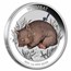 2023 Australia 1 oz Silver Wombat Colorized Proof (In Card)