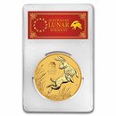 2023 Australia 10 oz Gold Lunar Rabbit MS-70 PCGS (FS, Red Label)