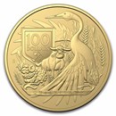 2023 Australia $100 1 oz Gold Coat of Arms - Queensland BU