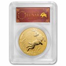 2023 Australia 2 oz Gold Lunar Rabbit MS-70 PCGS (Red Label)