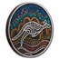 2023 Australia 2 oz Silver Colorized Kangaroo Yongka (Antiqued)