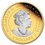 2023 Australia 2 oz Silver Kangaroo Proof (Reverse Gilded)