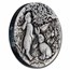 2023 Australia 2 oz Silver Year of the Rabbit Antiqued