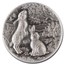 2023 Australia 2 oz Silver Year of the Rabbit MS-70 PCGS (FDI)