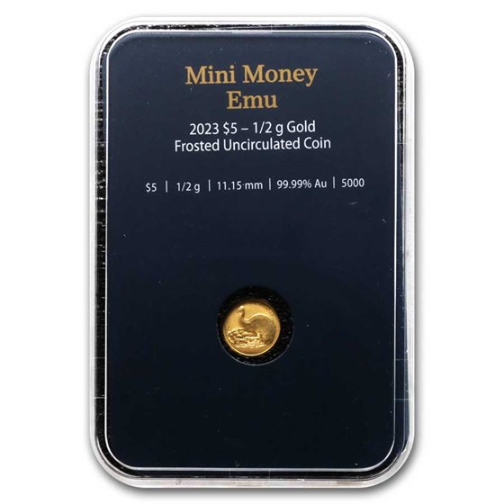2023 Australia $5 1/2 Gram Gold Mini Emu 2023 Australia $5 1/2 Gram Gold Mini Emu
