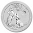 2023 Australia 5 oz Silver Lunar Rabbit BU (Series III)