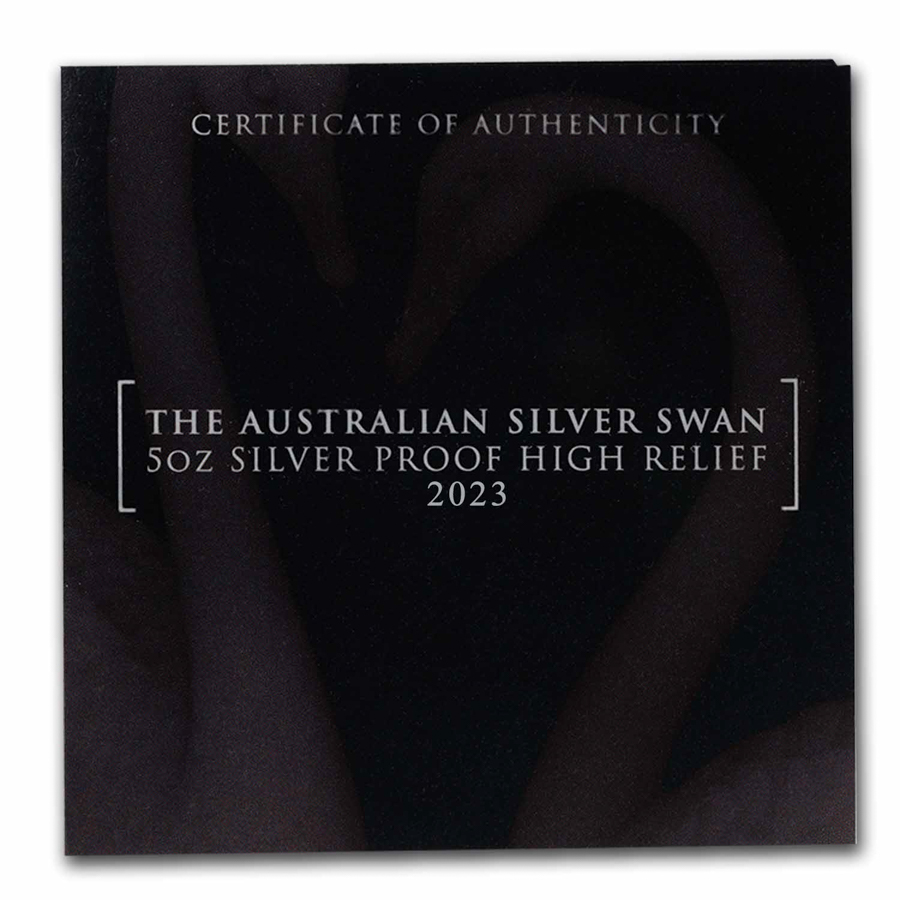 2023 Australia 5 oz Silver Swan PR-70 PCGS HR (FS, Swan