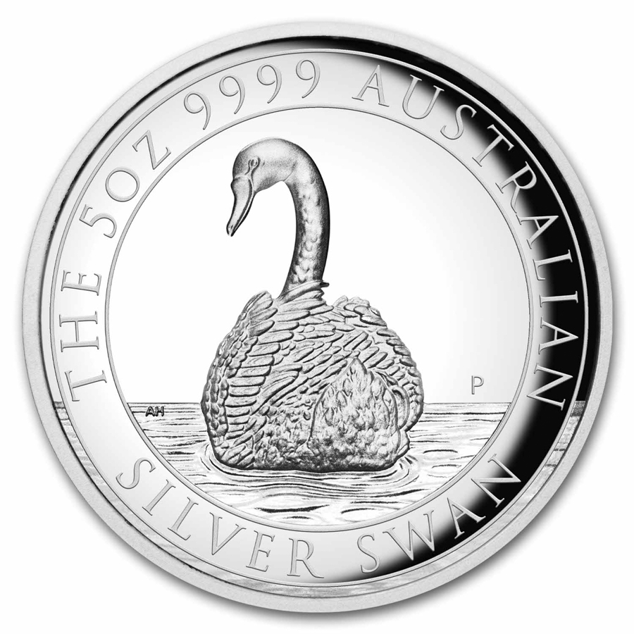 2023 Australia 5 oz Silver Swan PR-70 PCGS HR (FS, Swan