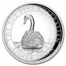 2023 Australia 5 oz Silver Swan Proof (High Relief, w/Box & COA)