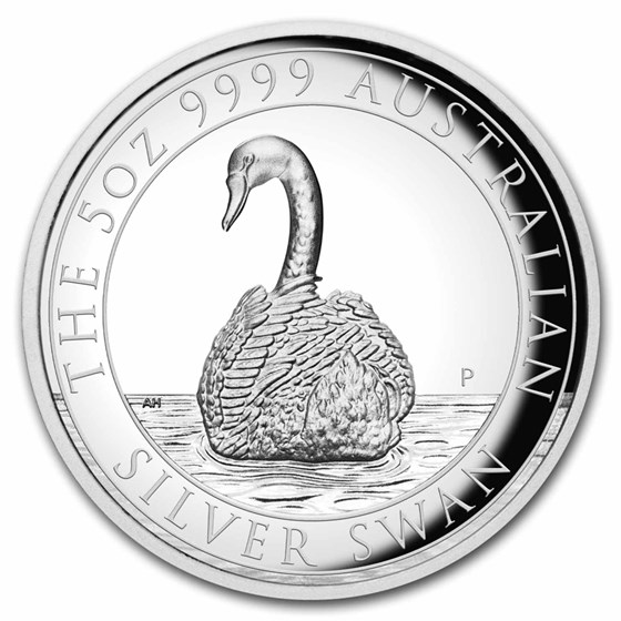 2023 Australia 5 oz Silver Swan Proof (High Relief, w/Box & COA) 2023 Australia 5 oz Silver Swan Proof (High Relief, w/Box & COA)