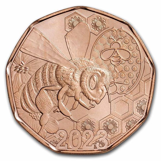 2023 Austria Copper €5 Waggle Dance 2023 Austria Copper €5 Waggle Dance